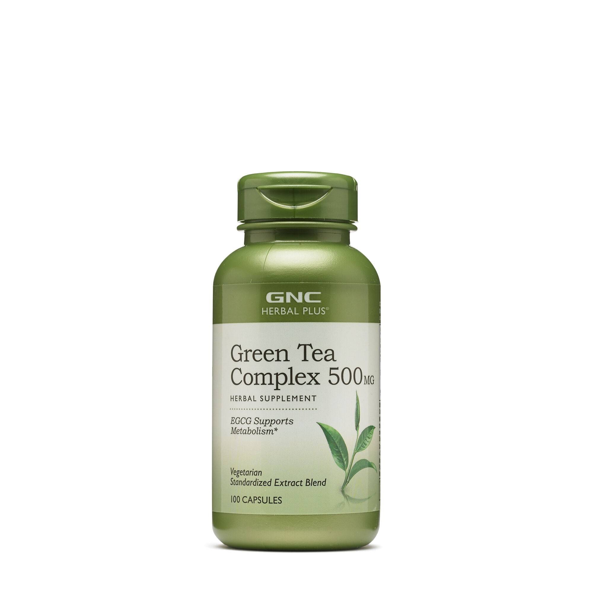 Complex de ceai verde, 500 mg, 100 capsule - gnc