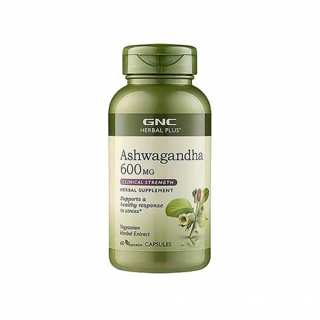 EXTRACT DE ASHWAGANDHA, 600 MG, 60 CAPSULE  - GNC