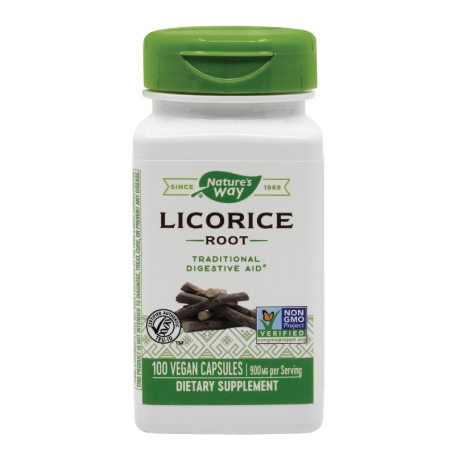 LICORICE (Lemn dulce) 450mg 100cps - Natures Way - Secom