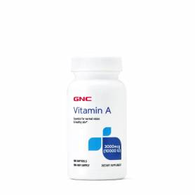 VITAMINA A ,3000 MCG 1000UI, 180 CAPSULE - GNC