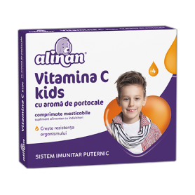 ALINAN VITAMINA C AROMA DE PORTOCALE, 20 COMPRIMATE - FITERMAN PHARMA