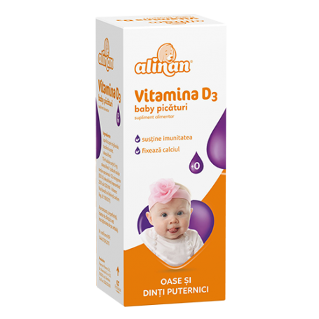 ALINAN VITAMINA D3 BABY, 10 ML - FITERMAN PHARMA