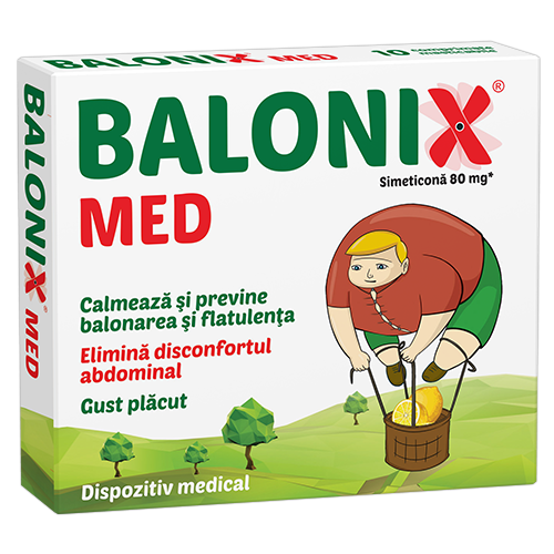 Balonix med, 10 comprimnate - fiterman pharma