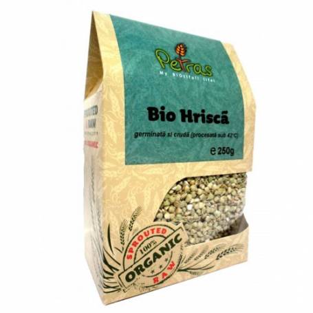 Hrisca verde germinata si uscata RAW-ECO-BIO 250g - Petras