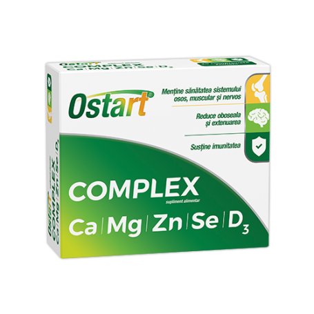 OSTART COMPLEX CA+MG+ZN+SE+D3, 20 CAPSULE - FITERMAN PHARMA