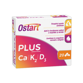 OSTART PLUS CA+K2+D3, 20 CAPSULE - FITERMAN PHARMA