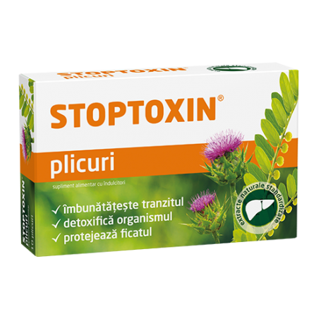 STOPTOXIN, 10 PLICURI  - FITERMAN PHARMA