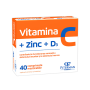 VITAMINA C + ZINC + D3, 40 COMPRIMATE  - FITERMAN PHARMA