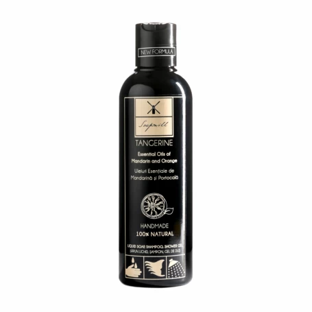 FORMULA 3 IN 1 SAPUN LICHID, GEL DE DUS, SAMPON, TANGERINE, 200 ML - SOAPMILL