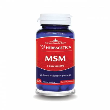 MSM+CURCUMIN   60 CAPSULE  - HERBAGETICA