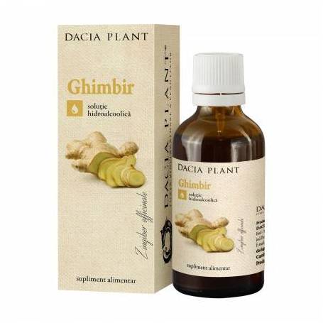 Tinctura Ghimbir 50ml - Dacia Plant