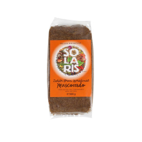 ZAHAR BRUN NERAFINAT MUSCOVADO, 500g - SOLARIS