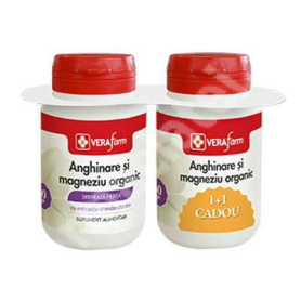 VF Anghinare si Magneziu Organic 30+30cps - Dacia Plant