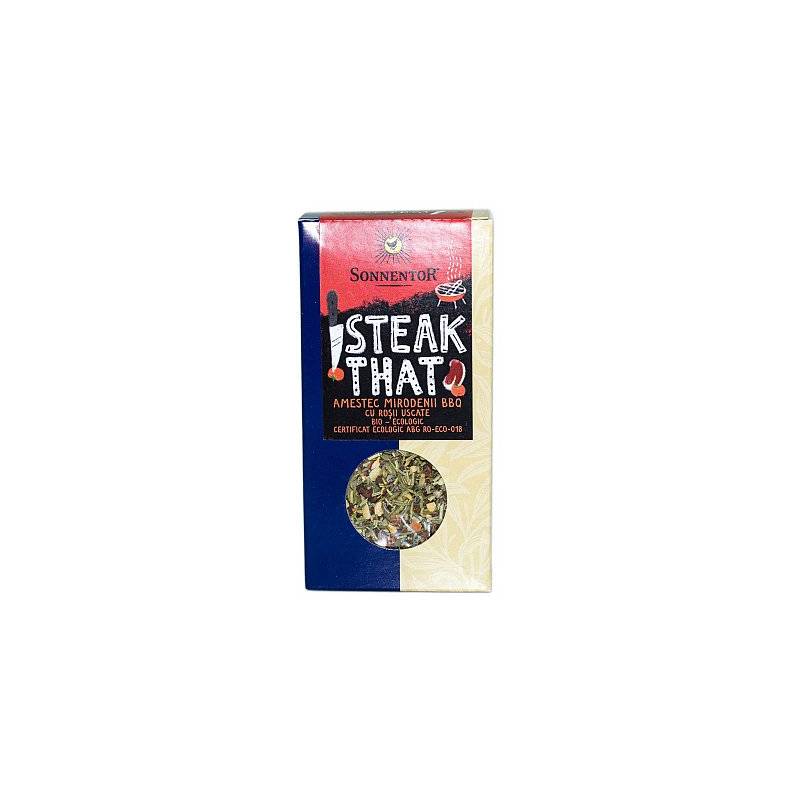 CONDIMENT - AMESTEC LA BBQ!-STEAK THAT! ECO-BIO, 50g - SONNENTOR