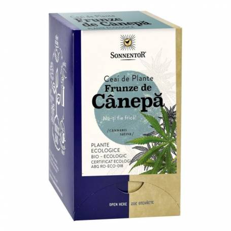 Ceai de frunze de Canepa, eco-bio, 18 plicuri, Sonnentor