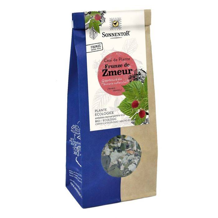 Ceai frunze de zmeur eco-bio, 50g - Sonnentor