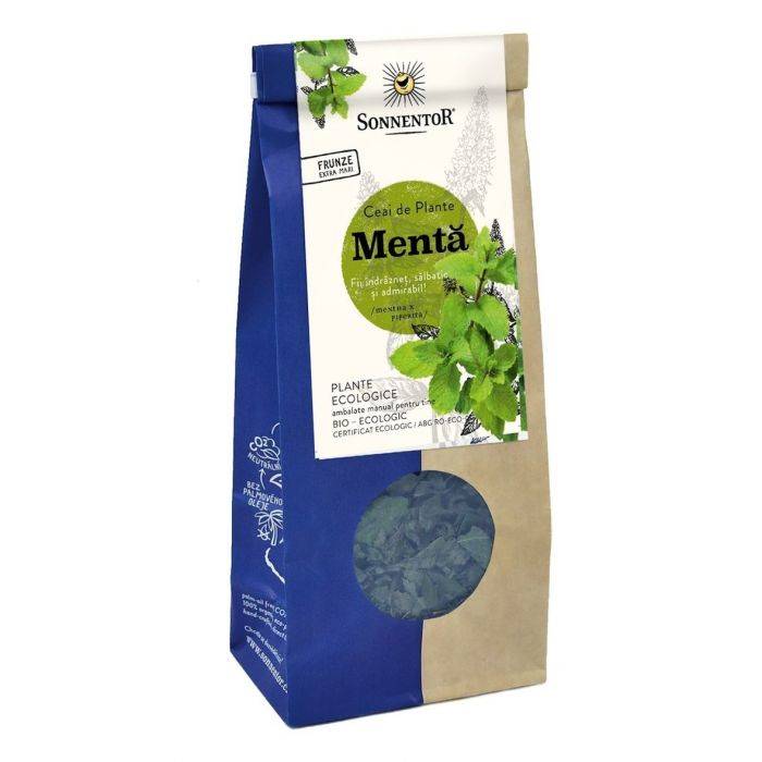 Ceai menta eco-bio, 50g - sonnentor