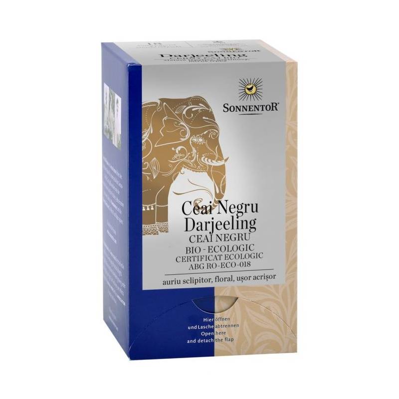 CEAI NEGRU DARJEELING ECO-BIO, 18dz - SONNENTOR