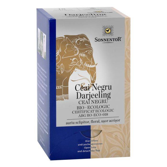 Ceai negru darjeeling eco-bio, 18dz - sonnentor