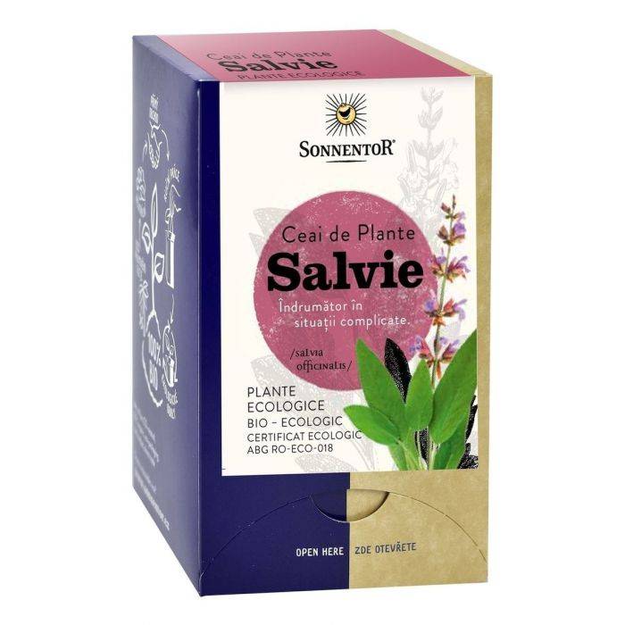 Ceai salvie eco-bio, 18dz - sonnentor