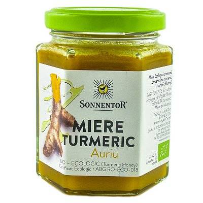 Miere turmeric auriu, eco-bio, 230g - sonnentor