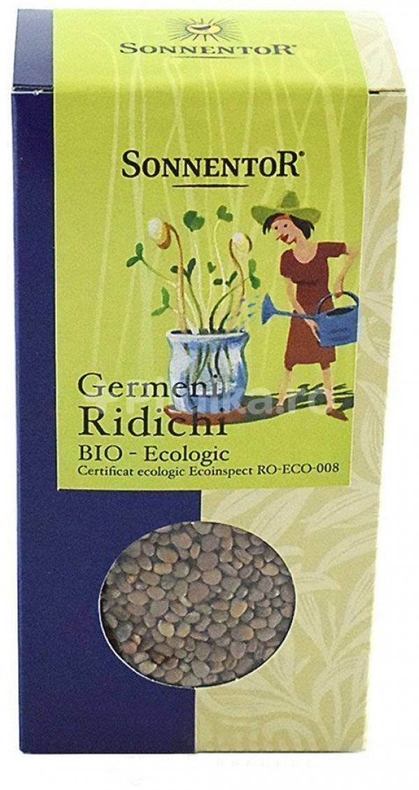 Seminte germeni ridichi, eco-bio, 120g - sonnentor