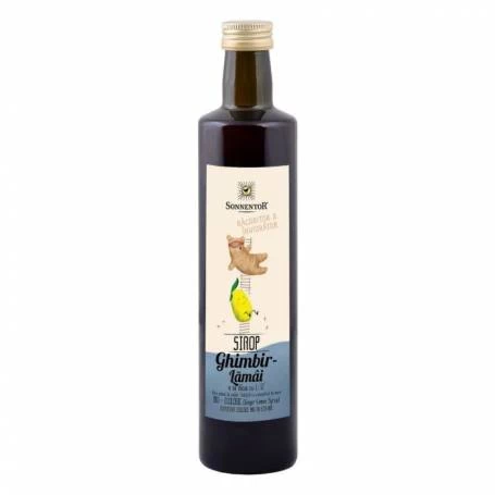SIROP GHIMBIR SI LAMAIE FARA ZAHAR, ECO-BIO, 500ml - SONNENTOR