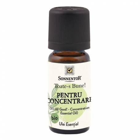 ULEI ESENTIAL TOATE-S BUNE! - PENTRU CONCENTRARE, 10ml - SONNENTOR