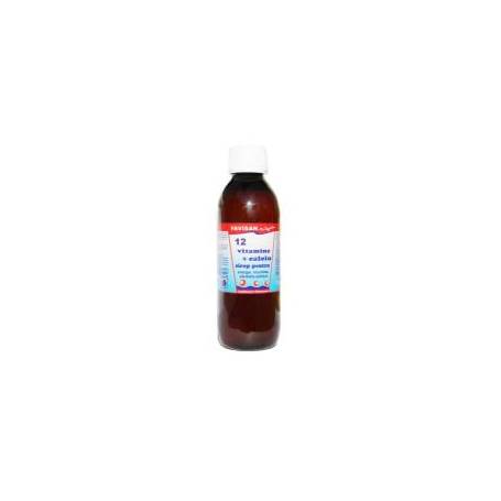 SIROP 12 VITAMINE + CALCIU, 250ml - Favisan