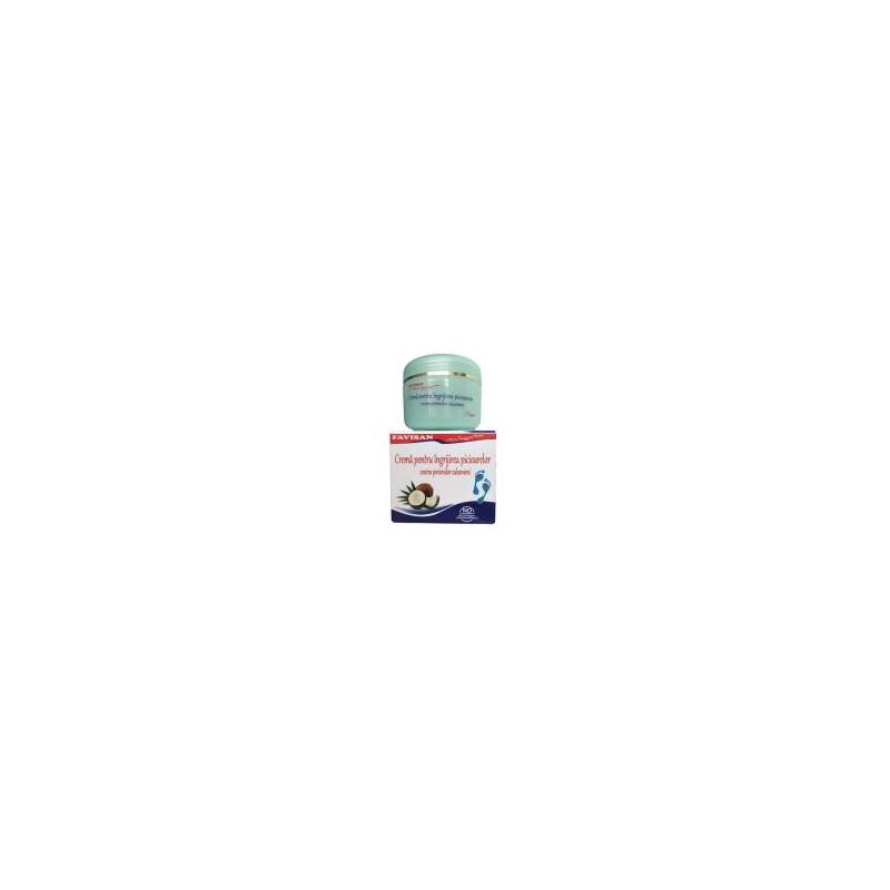 Crema pentru ingrijirea picioarelor, 50ml - Favisan