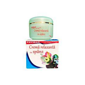 Crema relaxanta cu spanz, 50ml - Favisan