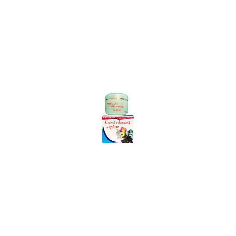 Crema relaxanta cu spanz, 50ml - Favisan