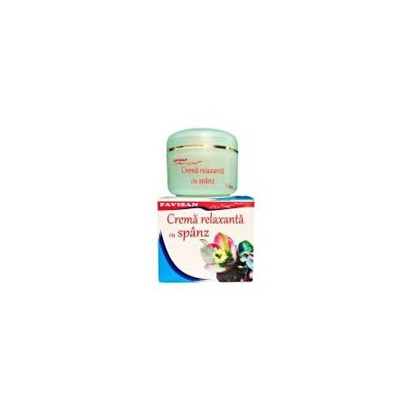 Crema relaxanta cu spanz, 50ml - Favisan