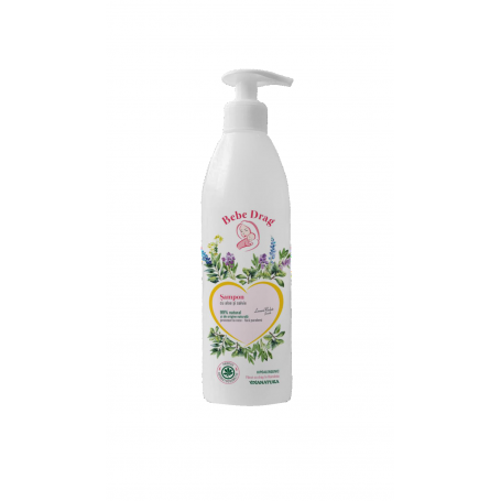 Sampon&Gel de dus " bebe drag " cu aloe si bisabolol 500ml - Viva Natura