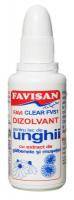 Faviclear fvs1 dizolvant pentru lac de unghii, 30ml - favisan