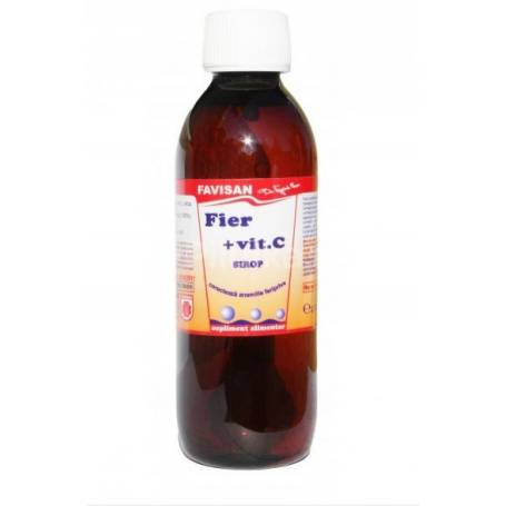 Sirop Fier si Vitamina C,  250ml - Favisan