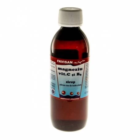 Sirop Magneziu, Vitamina C si B6, 250ml - Favisan