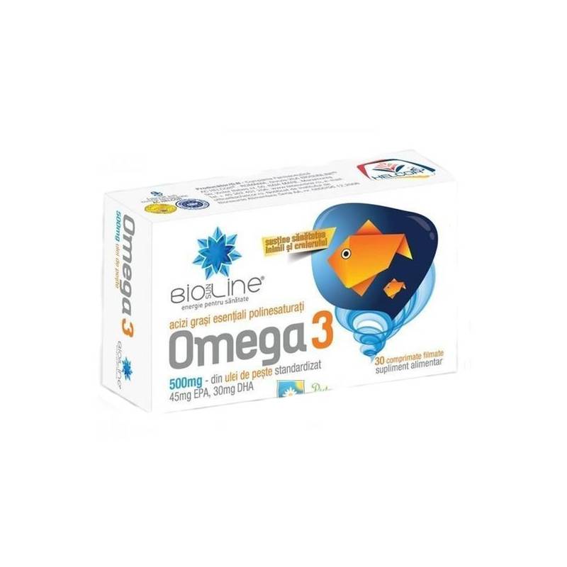 OMEGA 3, 500MG, 30cpr - Helcor
