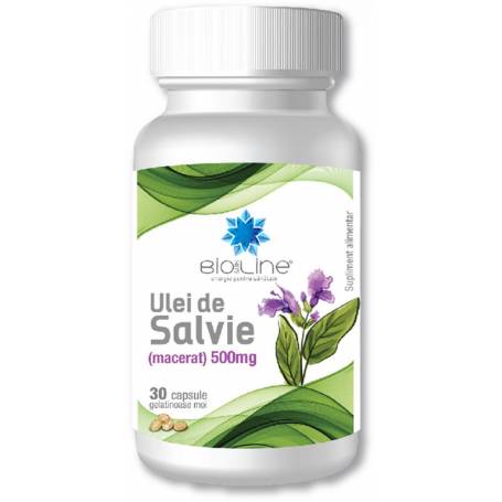 ULEI DE SALVIE, 500MG 30cps - Helcor