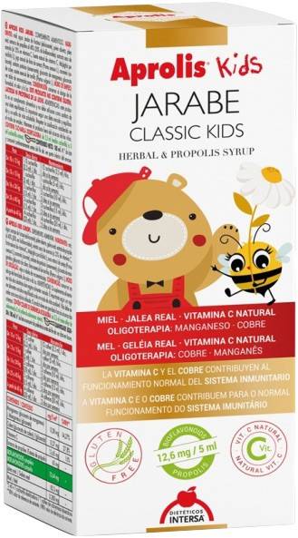 Sirop Imunitate Copii Cu Extract De Propolis Si Plante, Classic Kids, 180 Ml, Aprolis