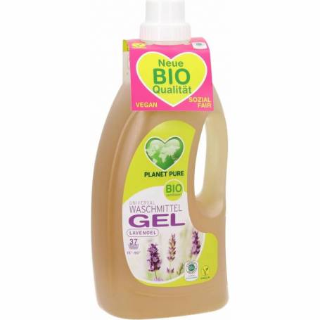 Detergent Gel de rufe lavanda, eco-bio, 1.5L - Planet Pure
