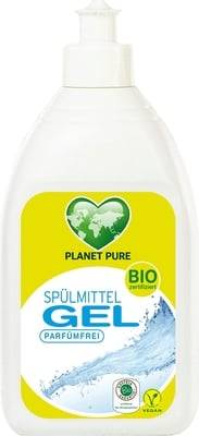 Detergent gel pentru vase hipoalergen, fara parfum, eco-bio, 500ml - planet pure