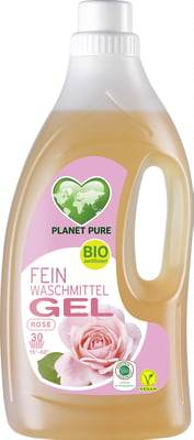 Detergent Gel Pentru Lana Si Matase - Trandafir Salbatic, Eco-bio, 1.5l - Planet Pure