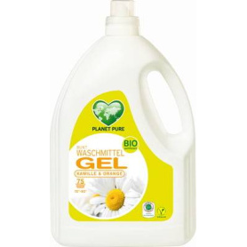 Detergent Gel de rufe colorate -musetel si portocale, eco-bio, 3L - Planet Pure
