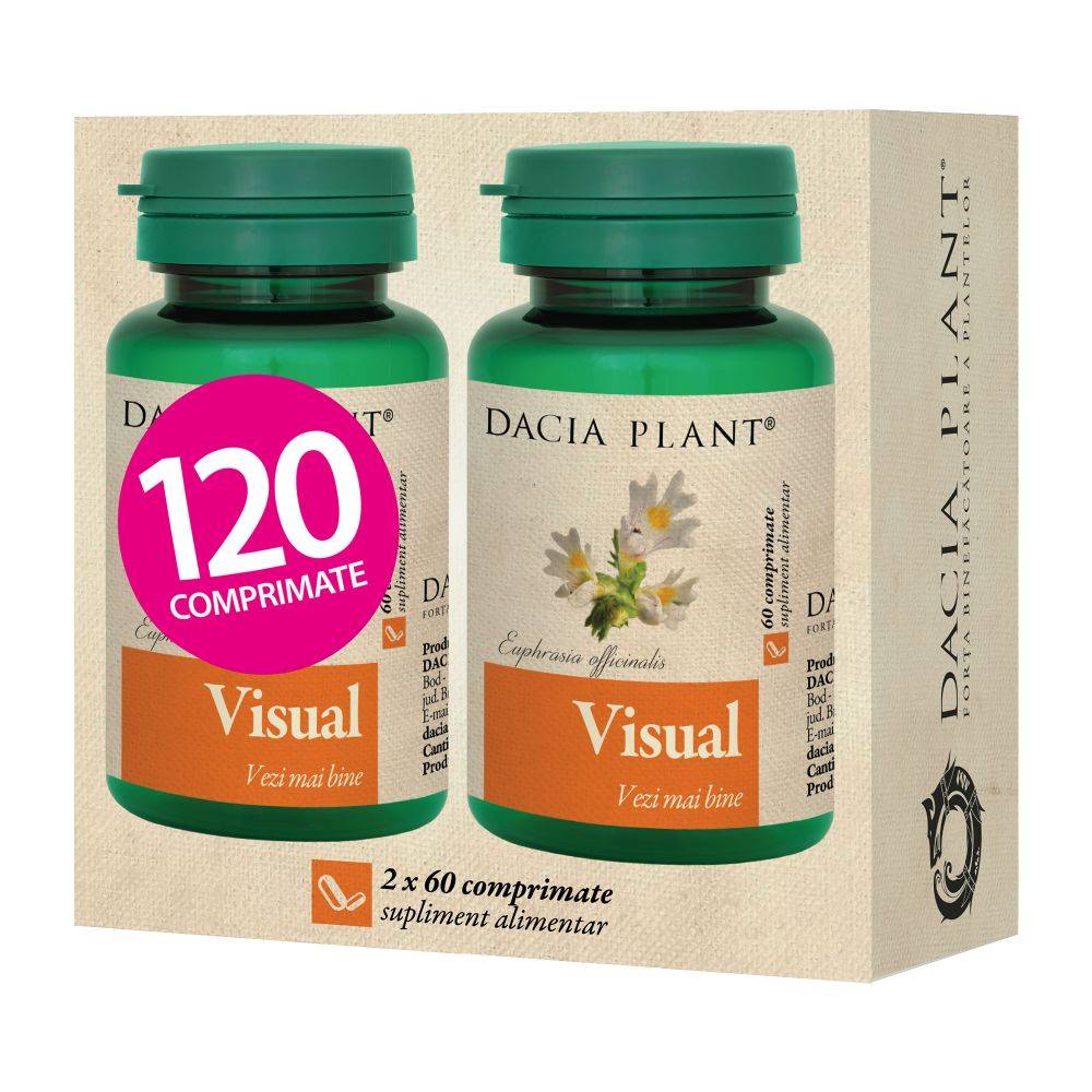 Visual, 60cpr, 1+1 cadou - dacia plant