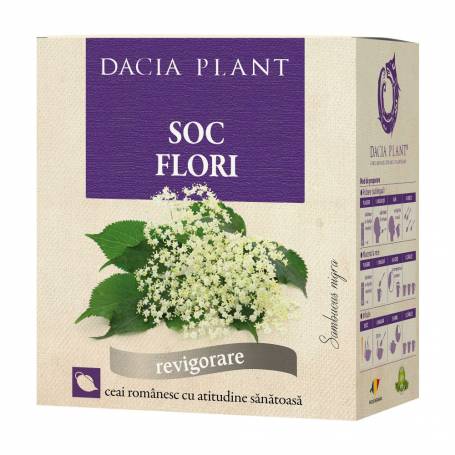 Ceai Flori de Soc, 50g  - Dacia Plant