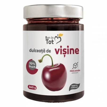Dulceata de Visine, fara zahar, 360g  - Dacia Plant