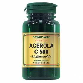 Acerola C 500, 20 tablete - Cosmo Pharm