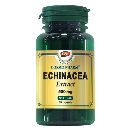 Echinacea Extract, 500mg, 60cps - Cosmo Pharm