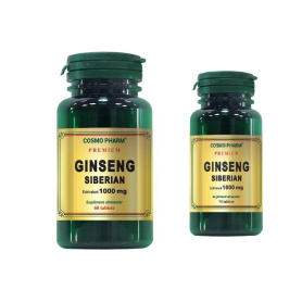 Ginseng Siberian, 1000mg - Cosmo Pharm - 30 tablete